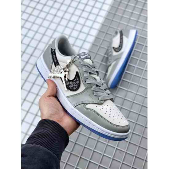 Nike Air Jordan 1  Low PSG Grey Men Shoes